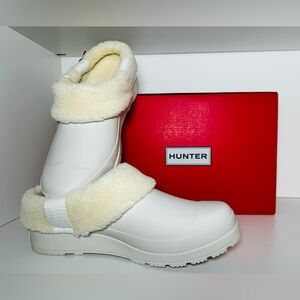 Hunter Women's Play Insulated Clog‎ White